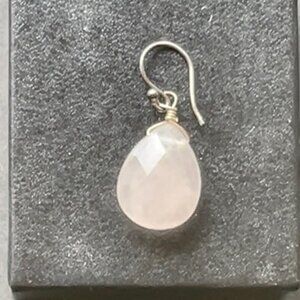 Silpada Rose Quartz Earrings
